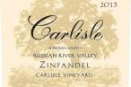 Carlisle Zinfandel Russian River Valley Carlisle Vineyard 2013