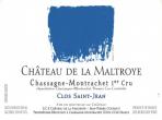 Chateau De La Maltroye - Chassagne Montrachet 1er Cru Clos St Jean Rouge 2013