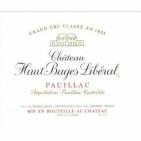 Chateau Haut Bages Liberal - Pauillac 2012 (750)