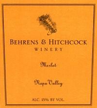Behrens & Hitchcock - Merlot Napa Valley 2001 (750ml) (750ml)