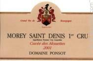 Ponsot - Morey-St.-Denis Cuv�e des Alouettes 2016 (750ml) (750ml)