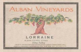 Alban Vineyards - Lorraine Edna Valley Syrah 2007 (750ml) (750ml)