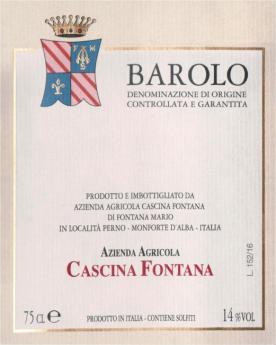 Cascina Fontana - Barolo 2020 (750ml) (750ml)
