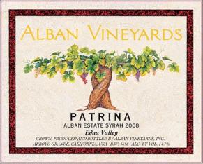 Alban Vineyards - Syrah Patrina Edna Valley 2012 (750ml) (750ml)