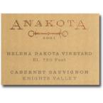 Anakota - Cabernet Sauvignon Knights Valley Helena Dakota Vineyard 2012