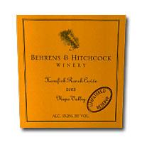 Behrens & Hitchcock - Kenefick Ranch Cuve Reserve Napa Valley 2000 (750ml) (750ml)