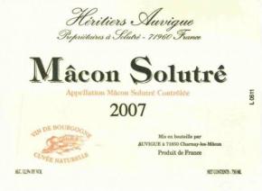 Domaine Auvigue - Macon Solutre Maconnais NV (750ml) (750ml)