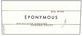 Eponymous - Macallister Vineyard Sonoma Red 2010 (750ml) (750ml)