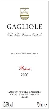 Gagliole - Rosso Colli della Toscana centrale 2010 (750ml) (750ml)