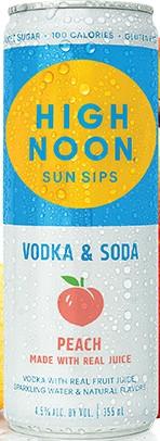 High Noon Sun Sips - Peach Vodka & Soda (12oz bottles) (12oz bottles)