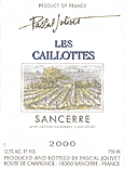 Pascal Jolivet - Sancerre Les Caillottes 0 (375ml)