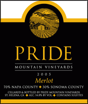 Pride - Merlot Napa-Sonoma Counties 2001 (750ml) (750ml)