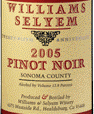 Williams Selyem - Pinot Noir Sonoma County 2020