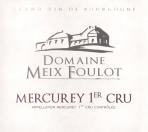 Domaine Meix Foulot - Mercurey 1er Cru 2019